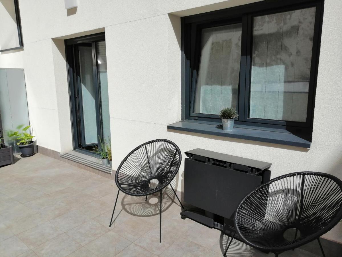 Ferienwohnung Dindurra Gijon Centro-Parking Gratuito Exterior foto